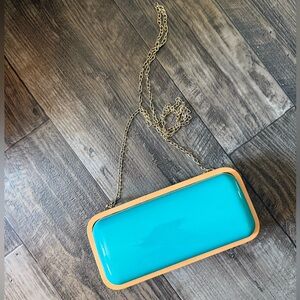 Urban Outfitters Patent Bamboo Clutch